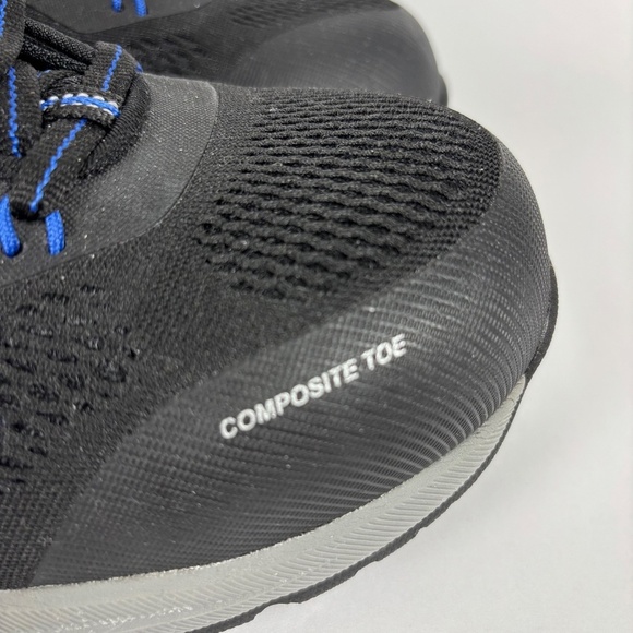 Herman Survivors Men's Cassle Composite Toe Low Profile Work Shoe 9 Black | Blue - Picture 3 of 11